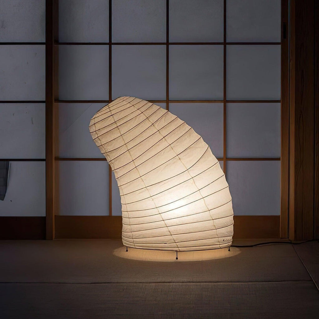 Japanese Mulberry Paper Table Light, Bedside Table Lamp, detail 104