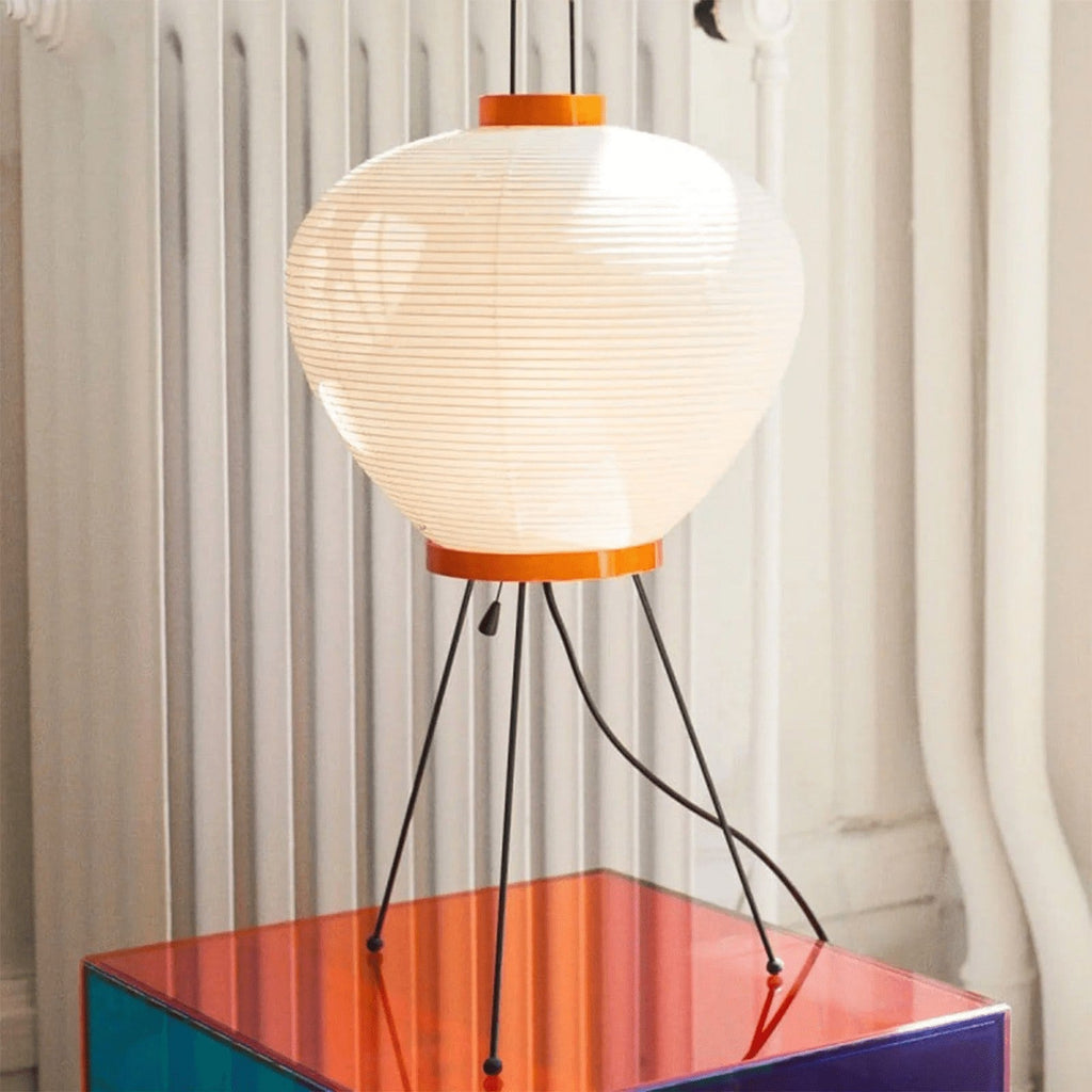 Japanese Mulberry Paper Table Light, Bedside Table Lamp, detail 139