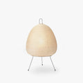 Japanese Mulberry Paper Table Light, Bedside Table Lamp, Mulberry rice paper, Model B: ∅ 15.7″ x H 22.8″