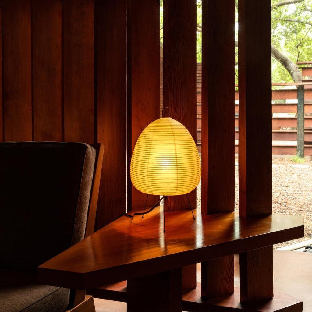 Japanese Mulberry Paper Table Light, Bedside Table Lamp, detail 50
