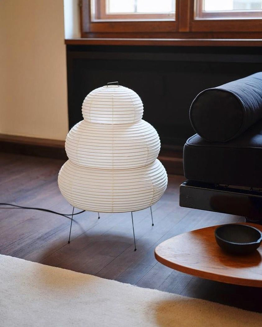 Japanese Mulberry Paper Table Light, Bedside Table Lamp, detail 56