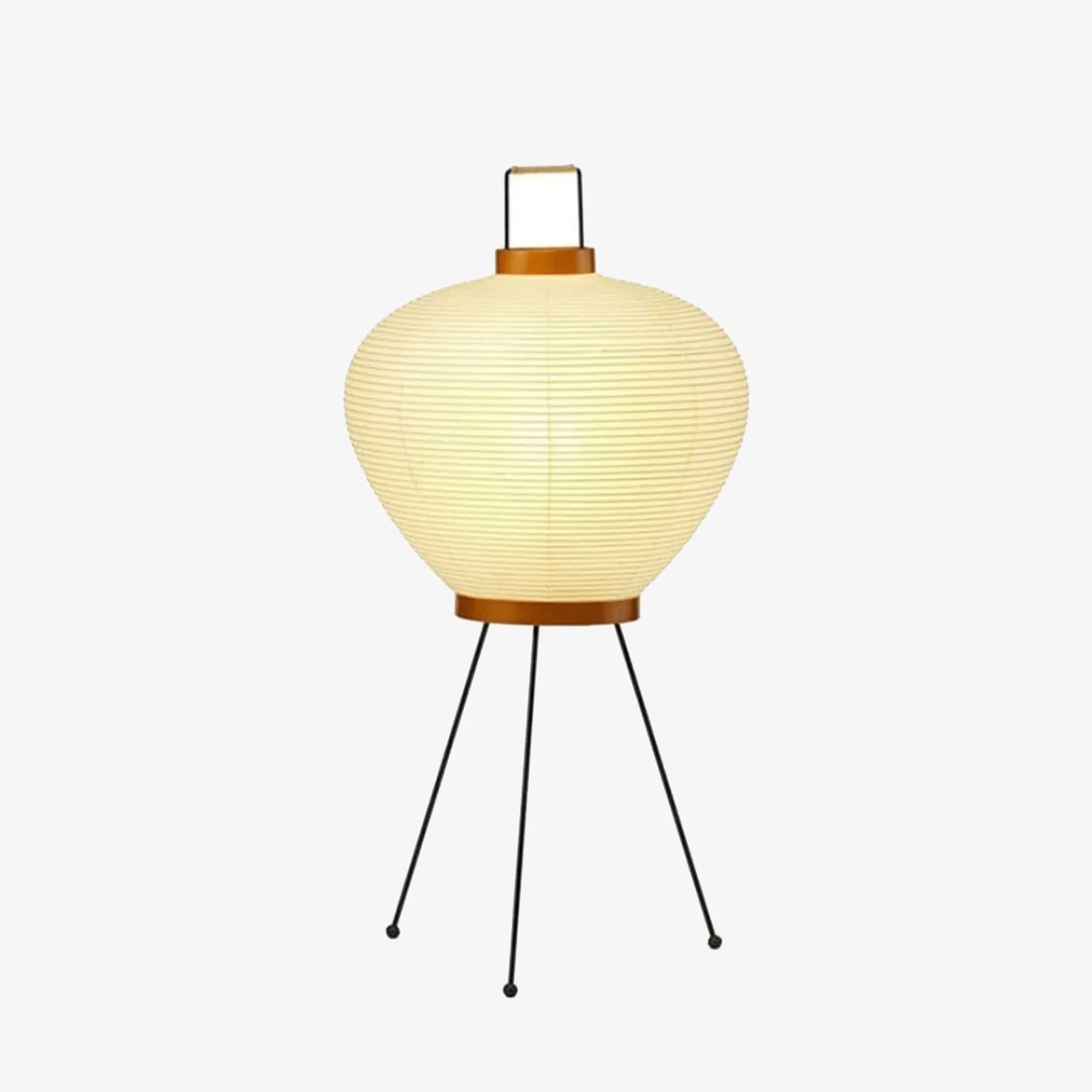 Japanese Mulberry Paper Table Light, Bedside Table Lamp, detail 5