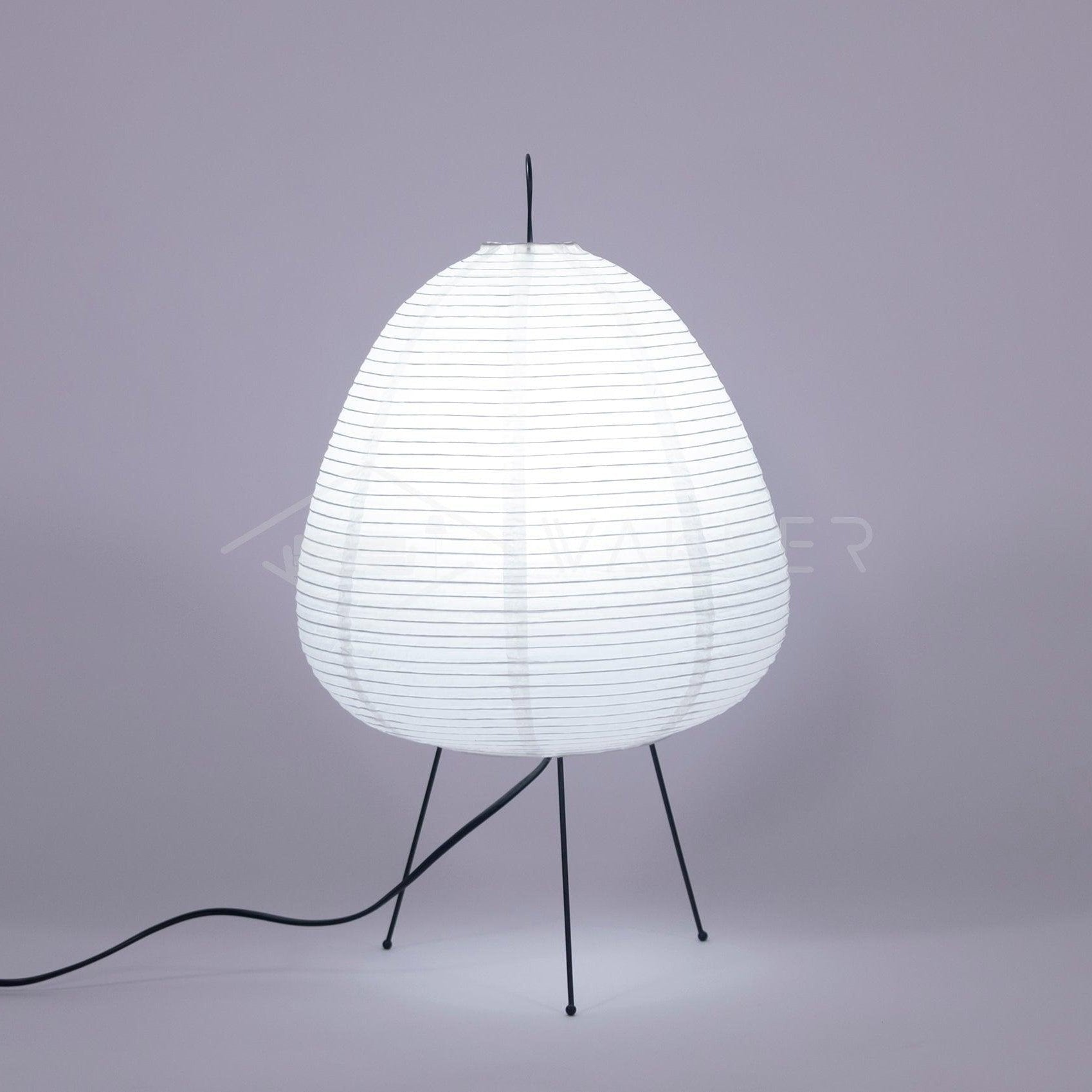 Japanese Mulberry Paper Table Light, Bedside Table Lamp, detail 62