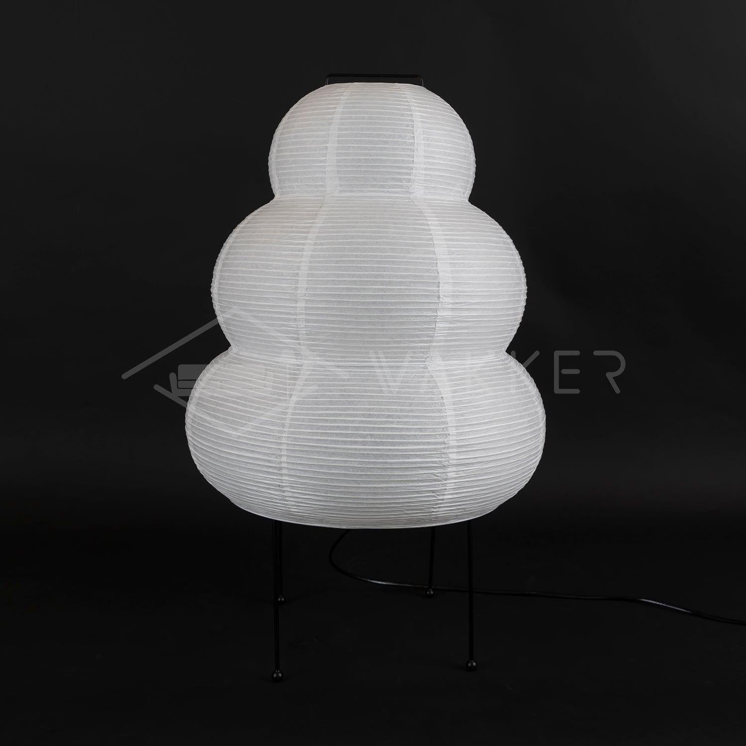 Japanese Mulberry Paper Table Light, Bedside Table Lamp, detail 64