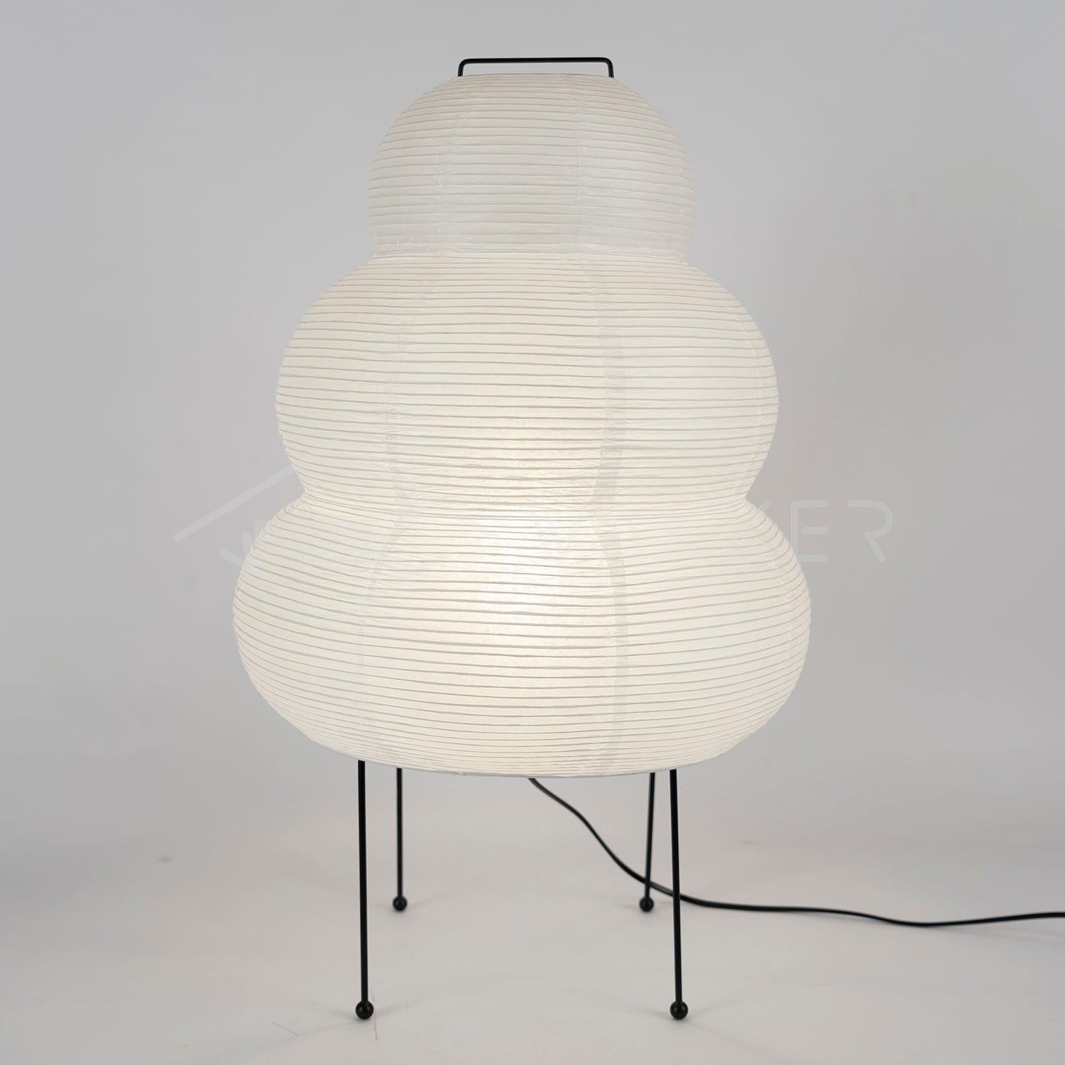 Japanese Mulberry Paper Table Light, Bedside Table Lamp, detail 67