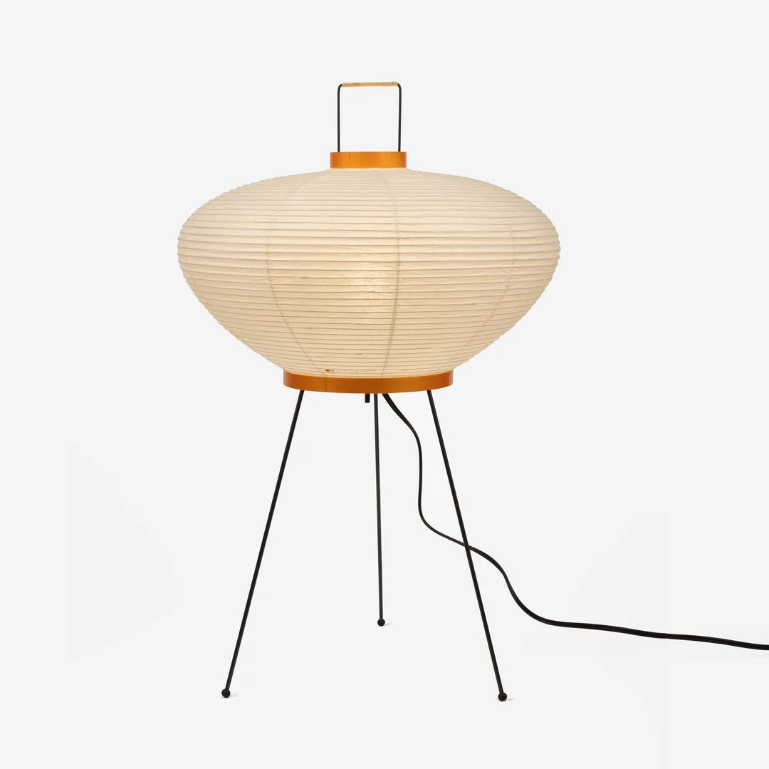 Japanese Mulberry Paper Table Light, Bedside Table Lamp, detail 6