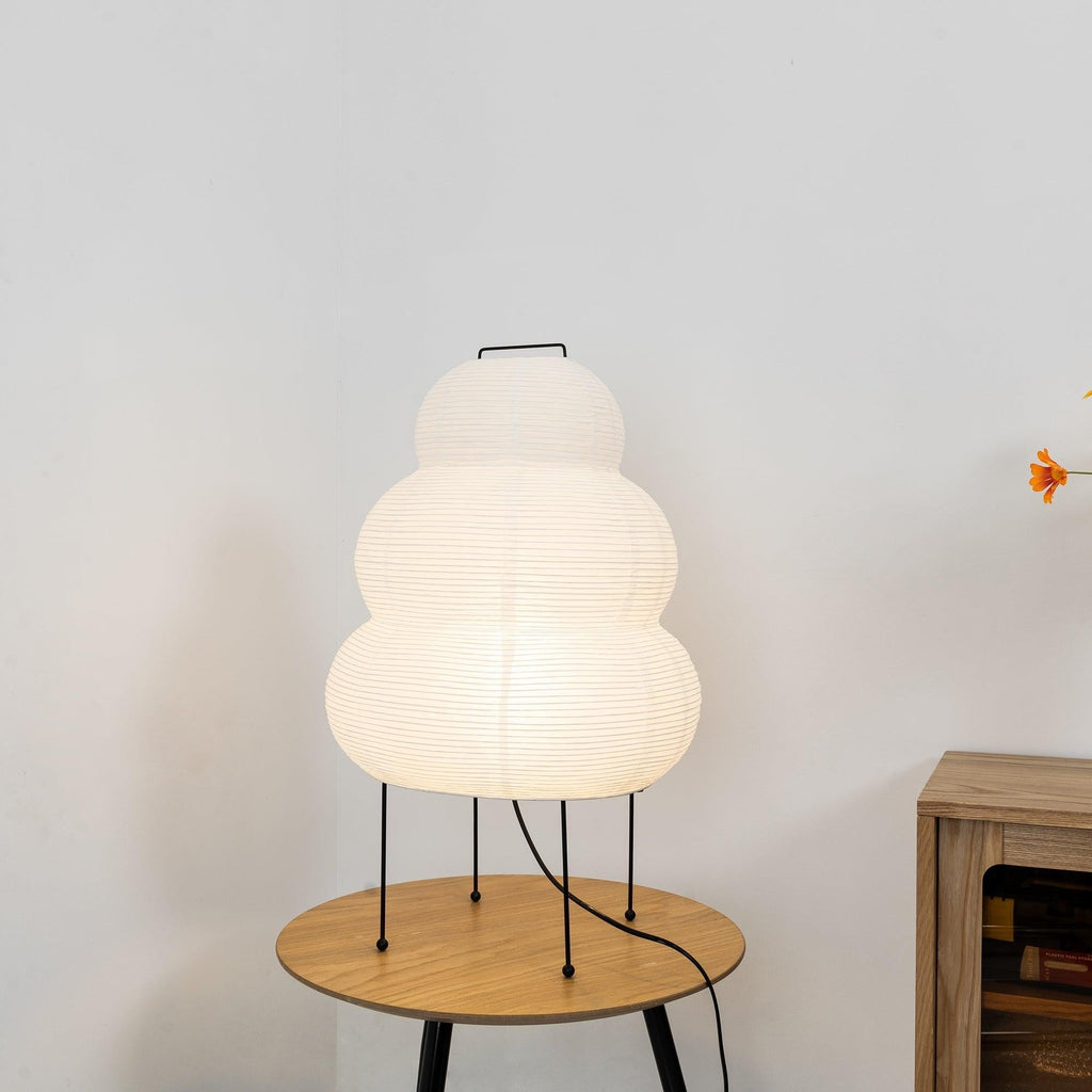 Japanese Mulberry Paper Table Light, Bedside Table Lamp, detail 72