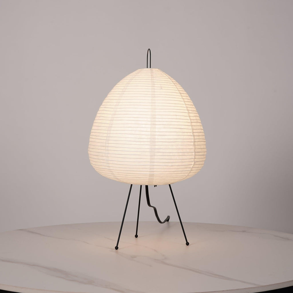 Japanese Mulberry Paper Table Light, Bedside Table Lamp, detail 75