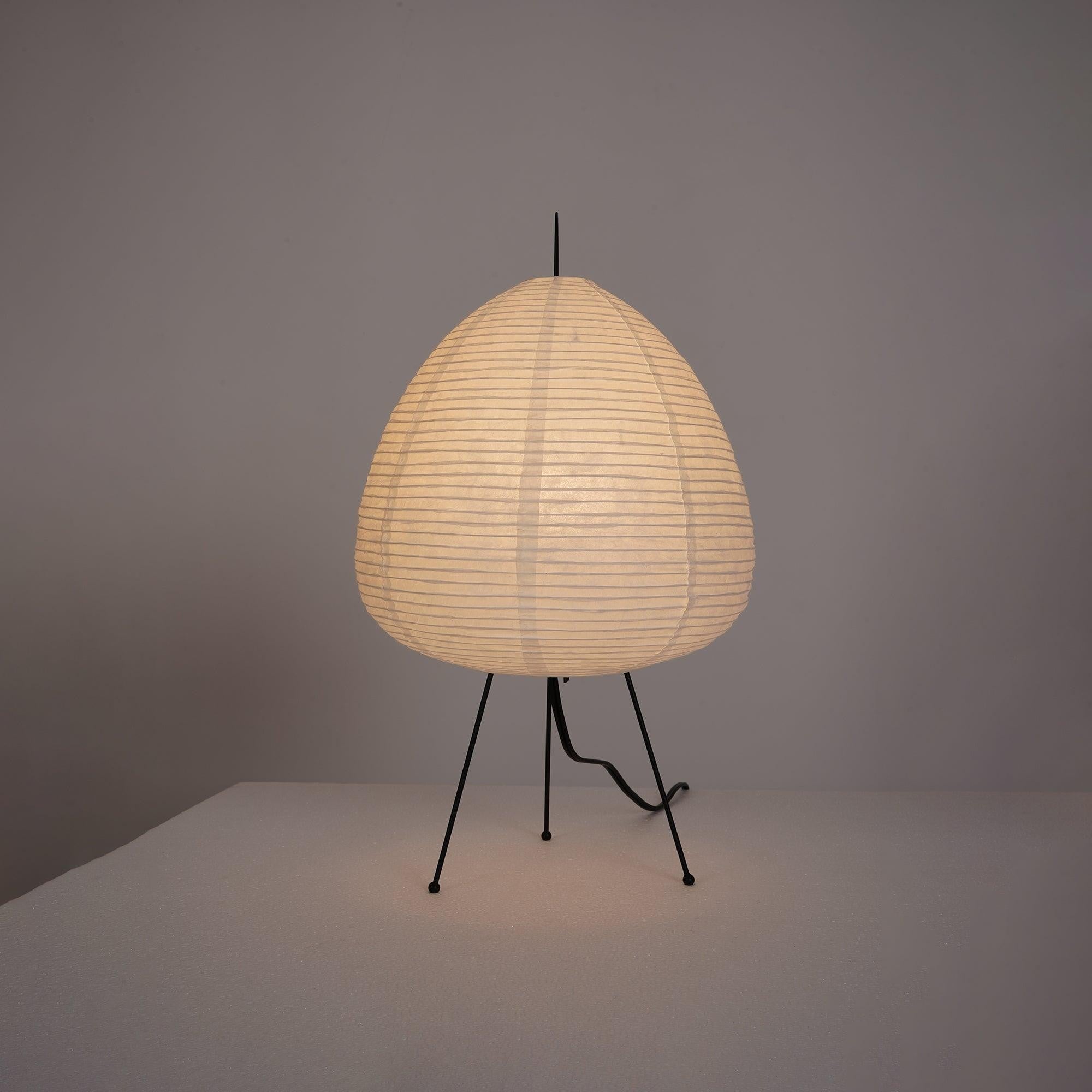 Japanese Mulberry Paper Table Light, Bedside Table Lamp, detail 77