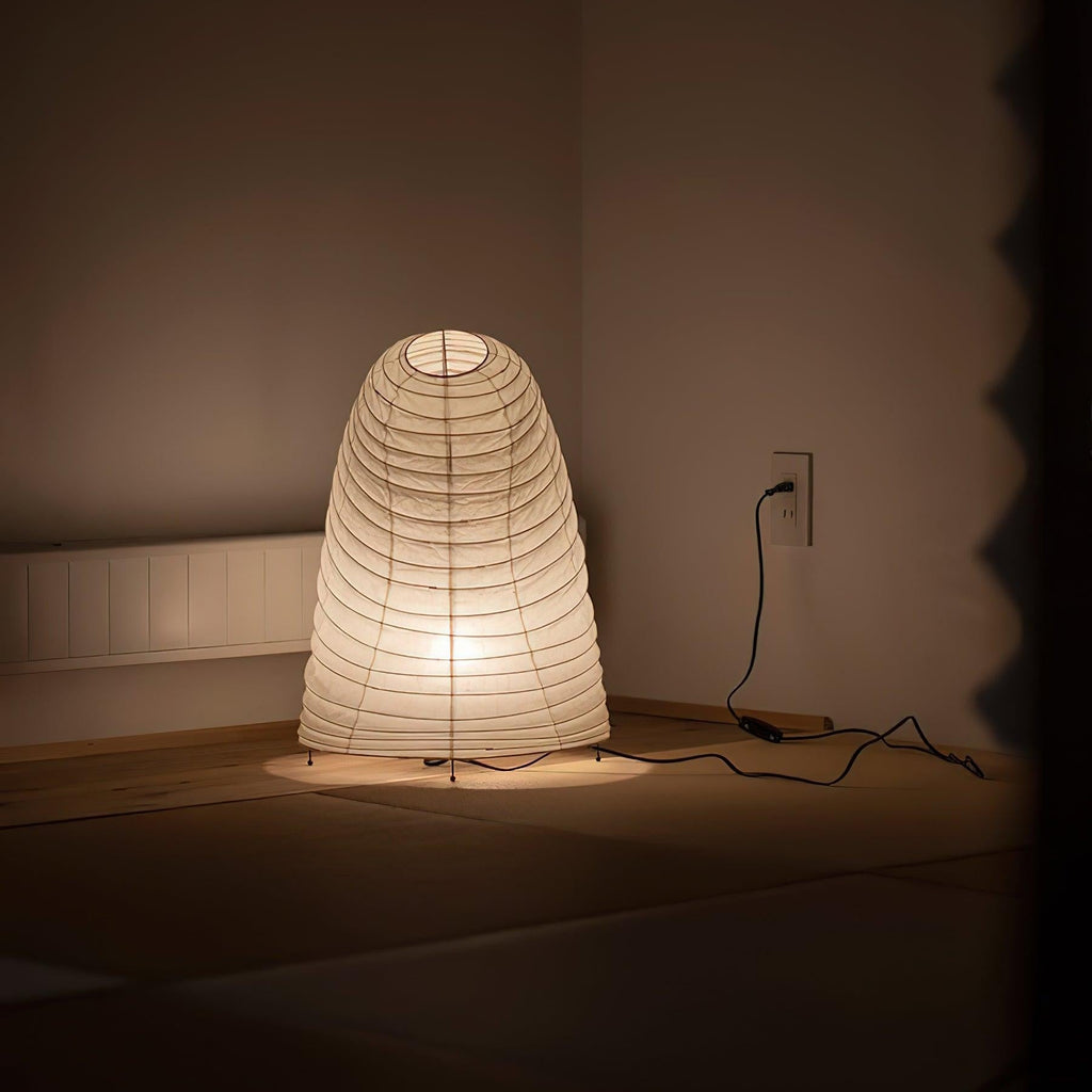 Japanese Mulberry Paper Table Light, Bedside Table Lamp, detail 92
