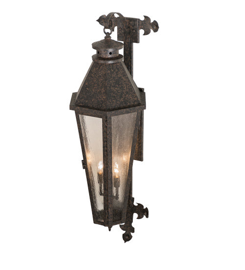 Millesime 3-Light 43.00" Coffee Bean Wall Sconce detail view 3