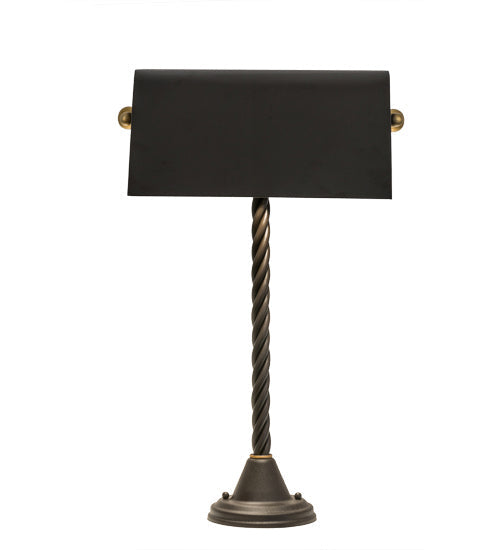 Belmont 21 Inch 2-Light 21.00" Oil Rubbed Bronze/Gold Matte Table Lamp detail view 4