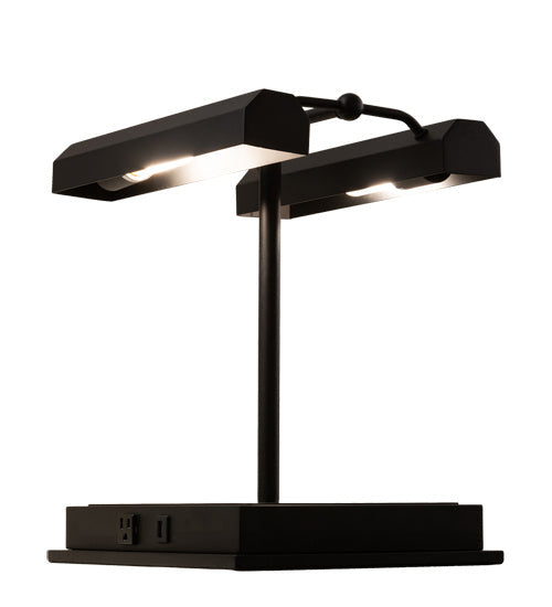 Utica 17 Inch 2-Light 17.00" Oil Rubbed Bronze Table Lamp detail view 5