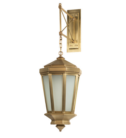 Wesleyan 1-Light 49.50" Natural Brass Wall Sconce detail view 2