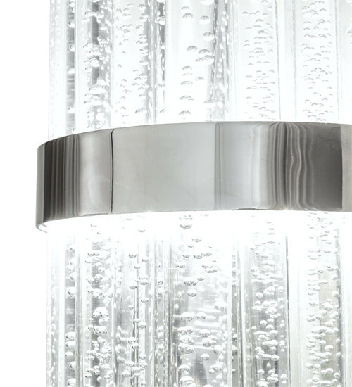 Aquagen 28.00" Mirror Stainless Steel LED Wall Sconce detail view 3