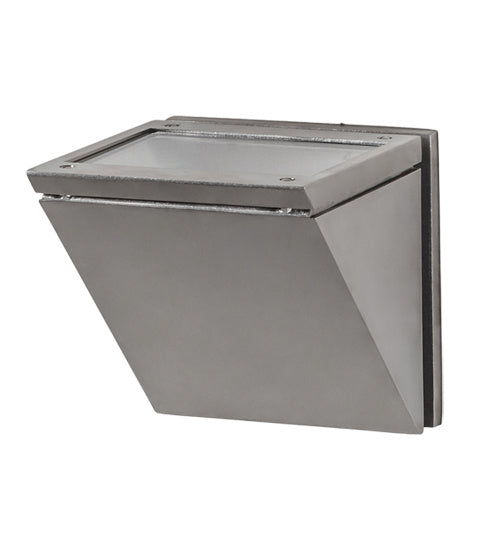 Hoffman 1-Light 7.00" Brushed Stainless Steel Wall Sconce detail view 2