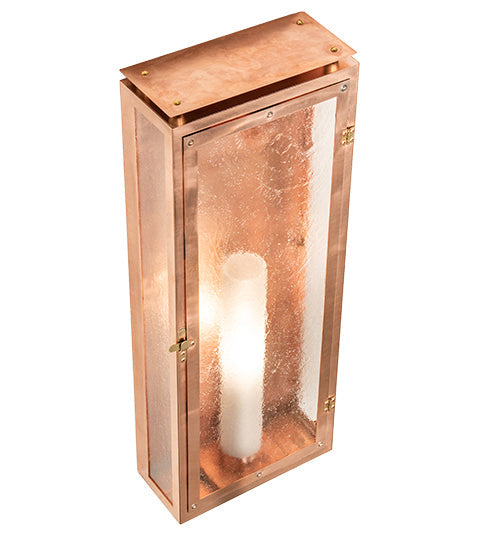 Nottingham 1-Light 23.00" Raw Copper And Raw Brass LED Wall Sconce detail view 3