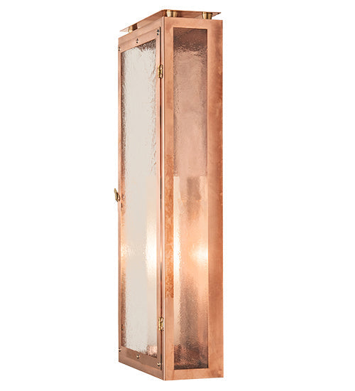 Nottingham 1-Light 23.00" Raw Copper And Raw Brass LED Wall Sconce detail view 6