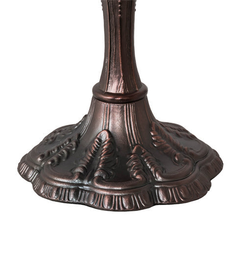 Trillium And Violet 3-Light 26.00" Mahogany Bronze Table Lamp detail view 6