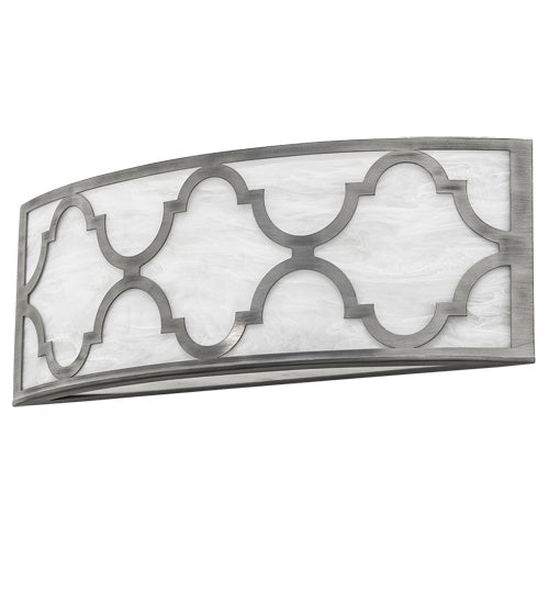 Cardiff 2-Light 10.00" Brushed Nickel Wall Sconce detail view 2