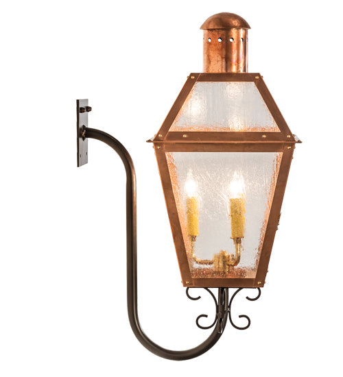 Falmouth 3-Light 27.00" Raw Copper/Raw Brass/Dark Bronze LED Wall Sconce detail view 3