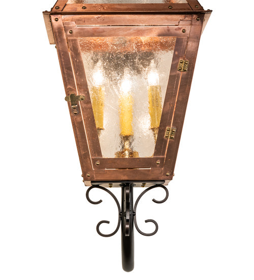 Falmouth 3-Light 27.00" Raw Copper/Raw Brass/Dark Bronze LED Wall Sconce detail view 4