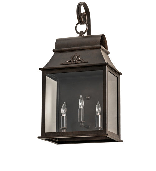 Bastille 3-Light 19.75" Coffee Bean Wall Sconce detail view 2