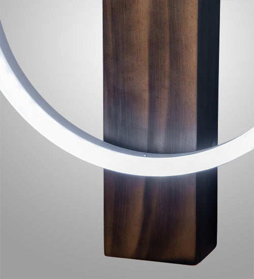 Ursula 18.00" Natural Wood LED Wall Sconce detail view 2