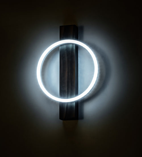 Ursula 18.00" Natural Wood LED Wall Sconce detail view 3