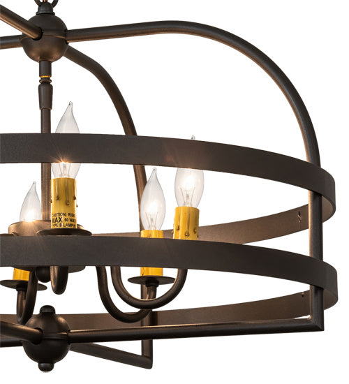 Titicaca 42 Inch 6-Light 42.00" Oil Rubbed Bronze LED Table Lamp detail view 2