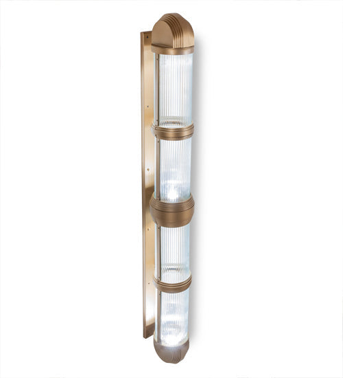 Christy 4-Light 80.00" Gold Metallic LED Wall Sconce detail view 2