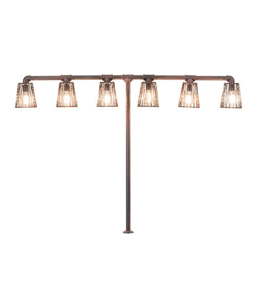 Pipedream 48 Inch 6-Light 48.00" Rustic Nail Table Lamp detail view 3