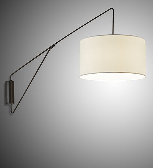 Cilindro Textrene 1-Light 34.00" Oil Rubbed Bronze LED Wall Sconce detail view 4