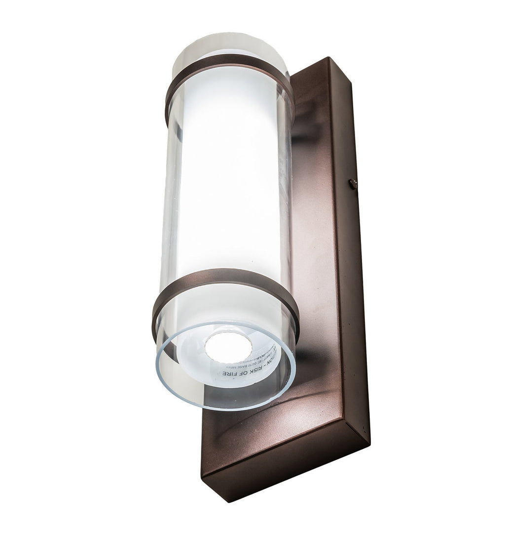 Roberts 16.00" Mahogany Bronze LED Wall Sconce detail view 6