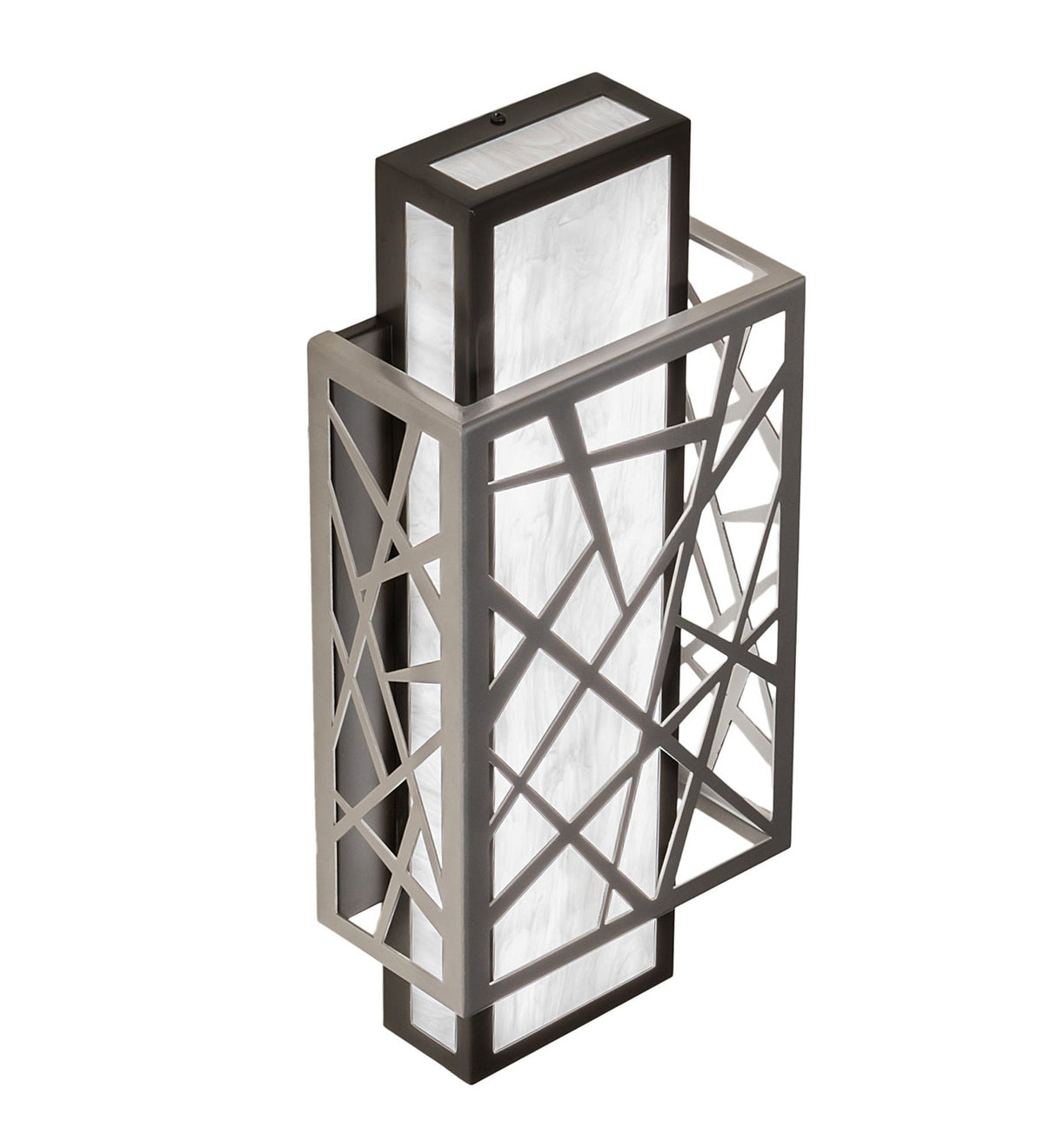 18.00" Nickel & Timeless Bronze LED Wall Sconce detail view 2