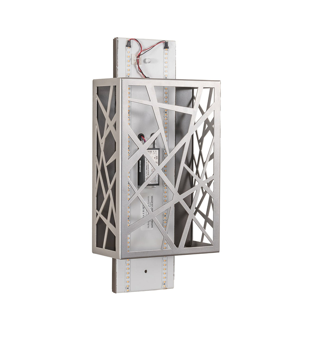 18.00" Nickel & Timeless Bronze LED Wall Sconce detail view 5