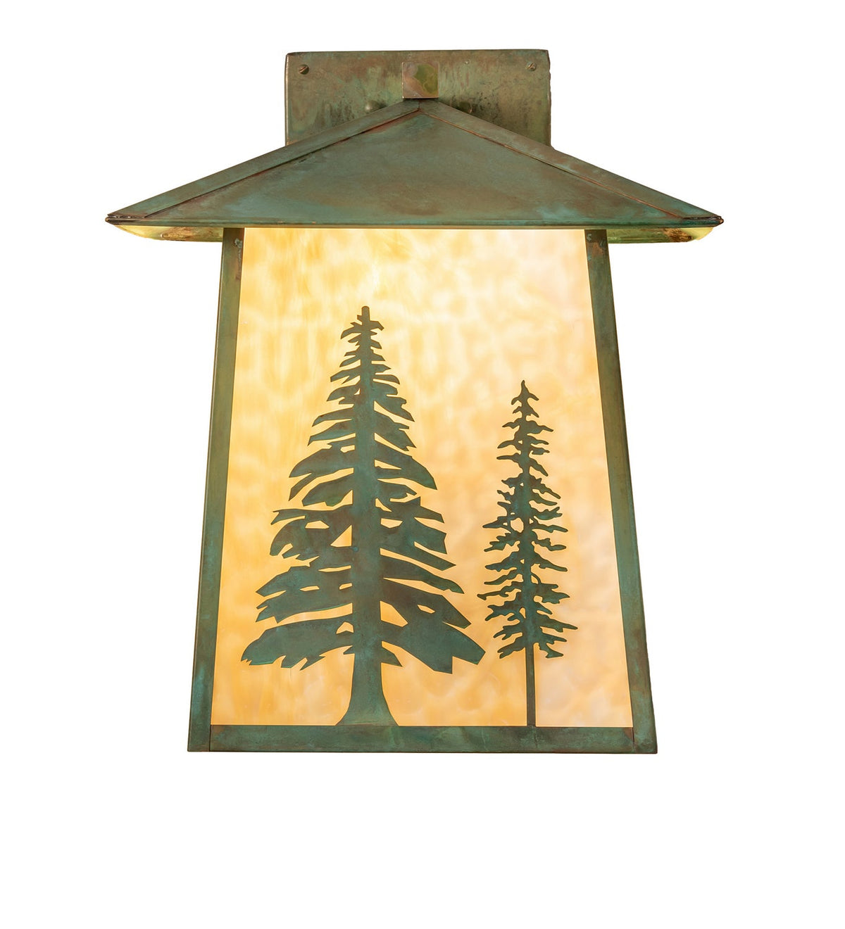 1-Light 20.00" Verdigris Wall Sconce detail view 4