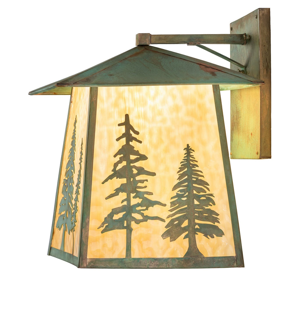 1-Light 20.00" Verdigris Wall Sconce detail view 6