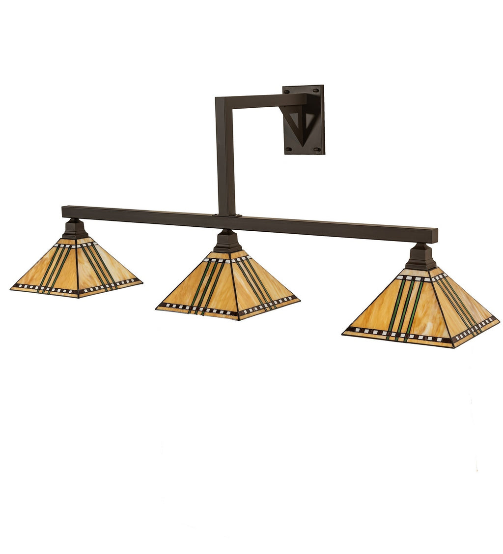 Prairie Corn 64 Inch 3-Light 26.00" Oil Rubbed Bronze Wall Sconce detail view 2