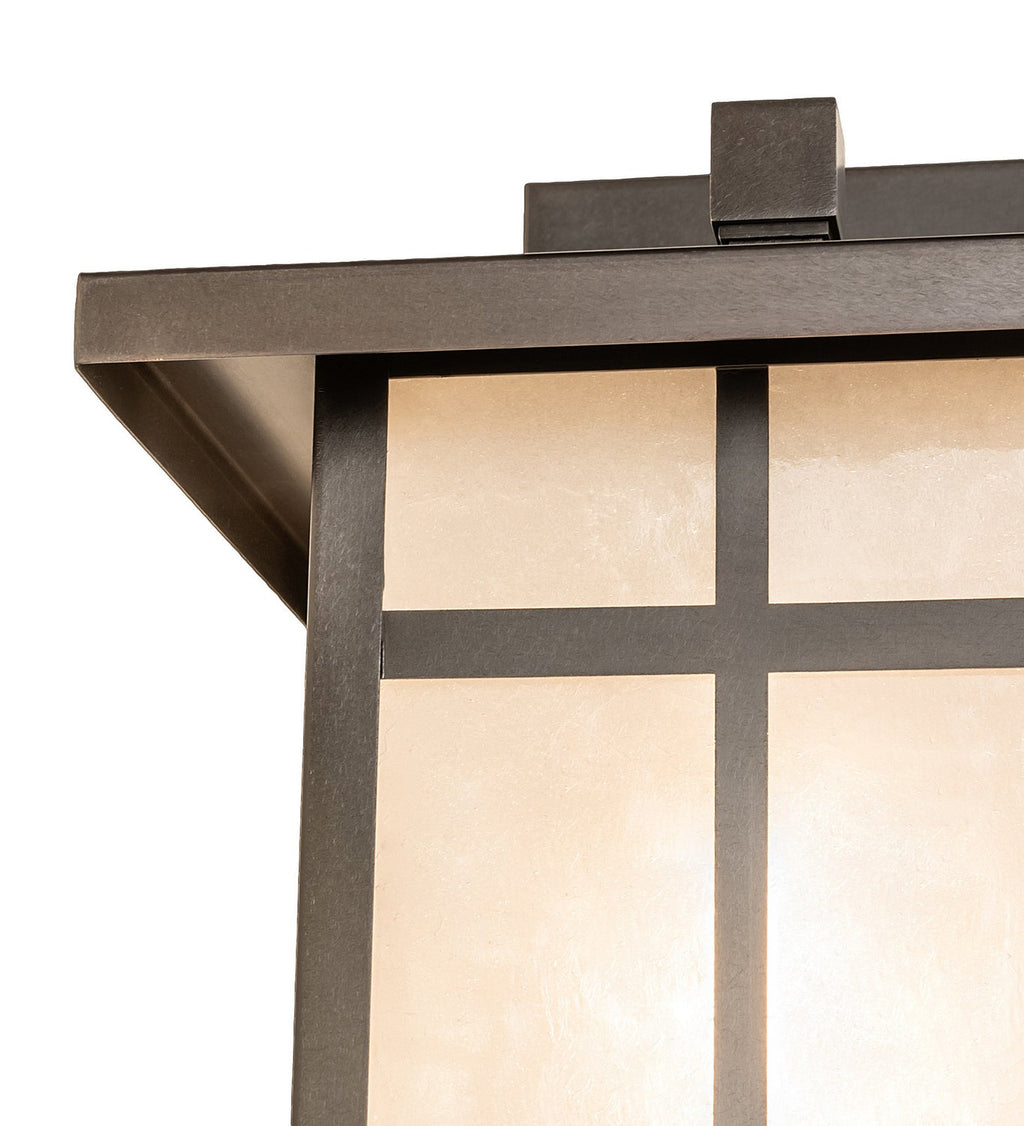 1-Light 17.50" Craftsman Brown On Copper Wall Sconce detail view 3