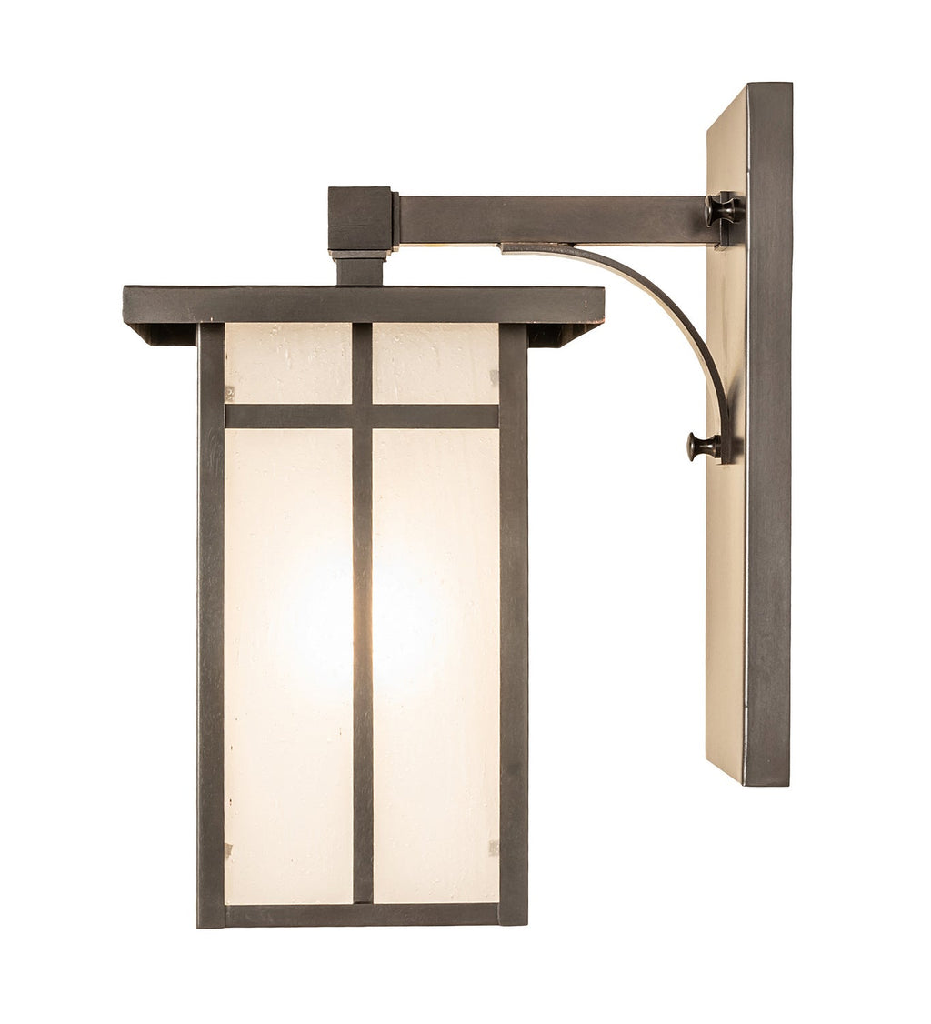 1-Light 12.50" Craftsman Brown On Copper Wall Sconce detail view 6