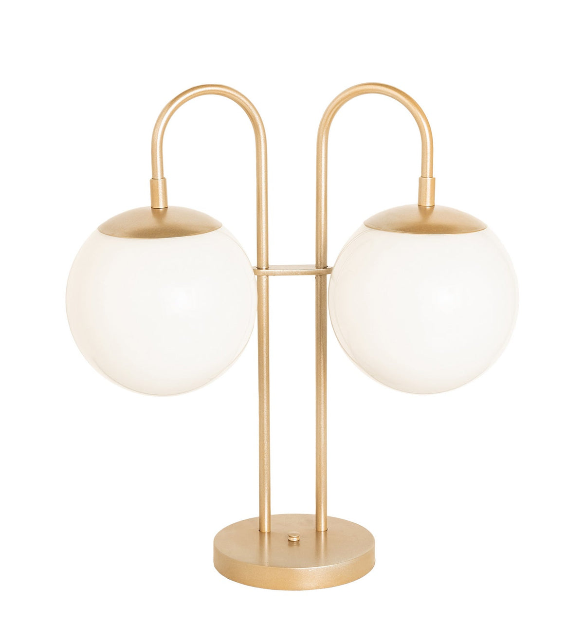 Bola 21 Inch 2-Light 21.00" Champagne Metallic Table Lamp detail view 2