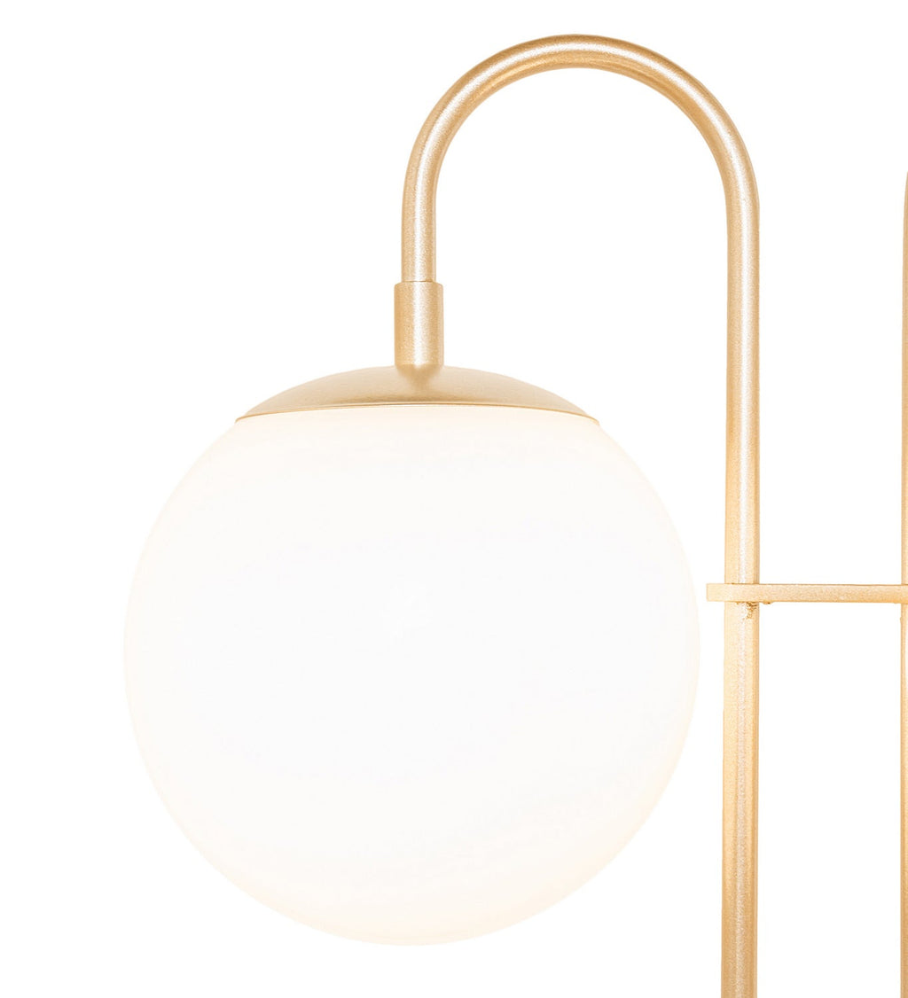 Bola 21 Inch 2-Light 21.00" Champagne Metallic Table Lamp detail view 3