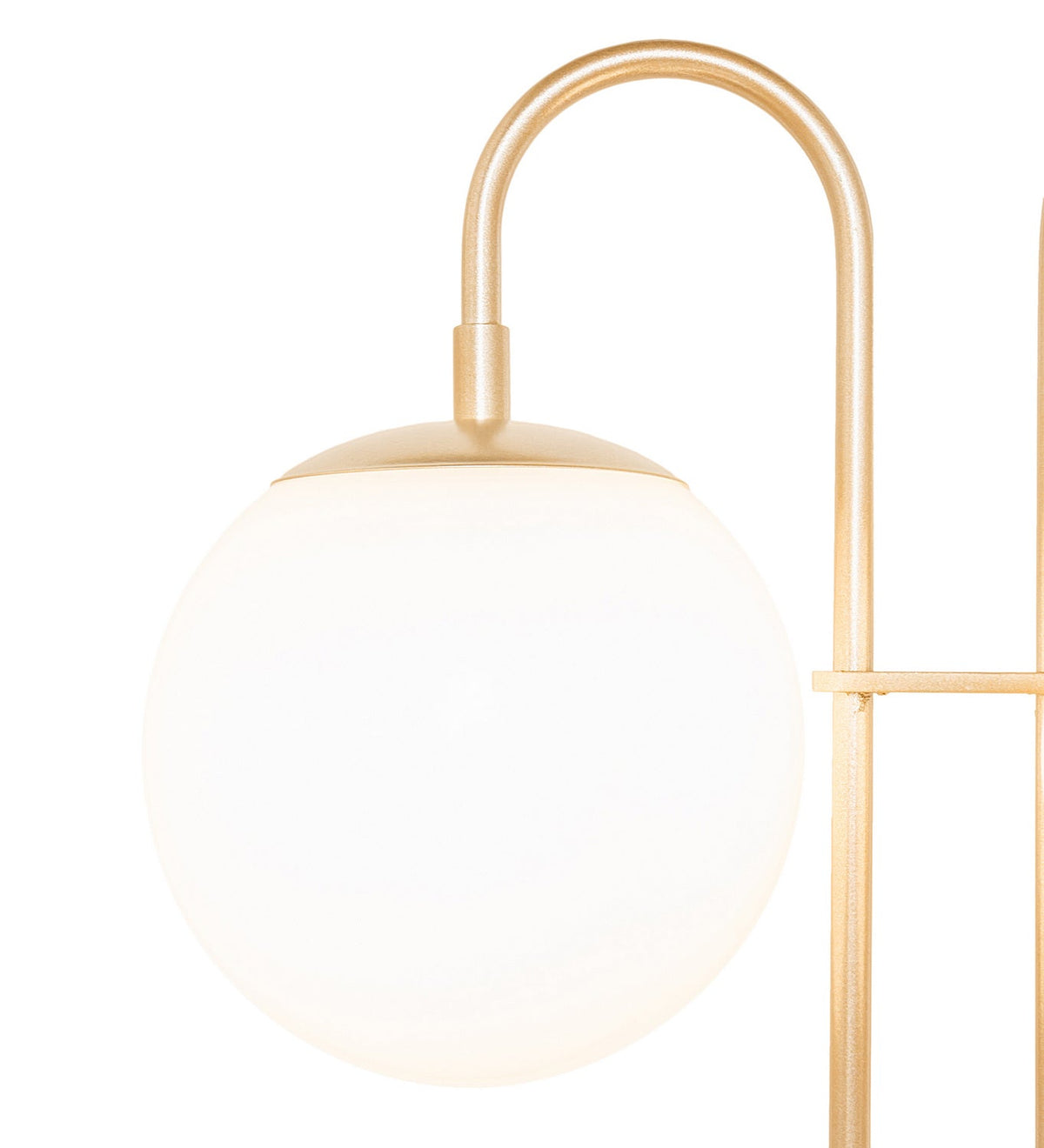 Bola 21 Inch 2-Light 21.00" Champagne Metallic Table Lamp detail view 3