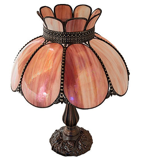 2-Light 22.00" Mahogany Bronze Table Lamp detail view 2