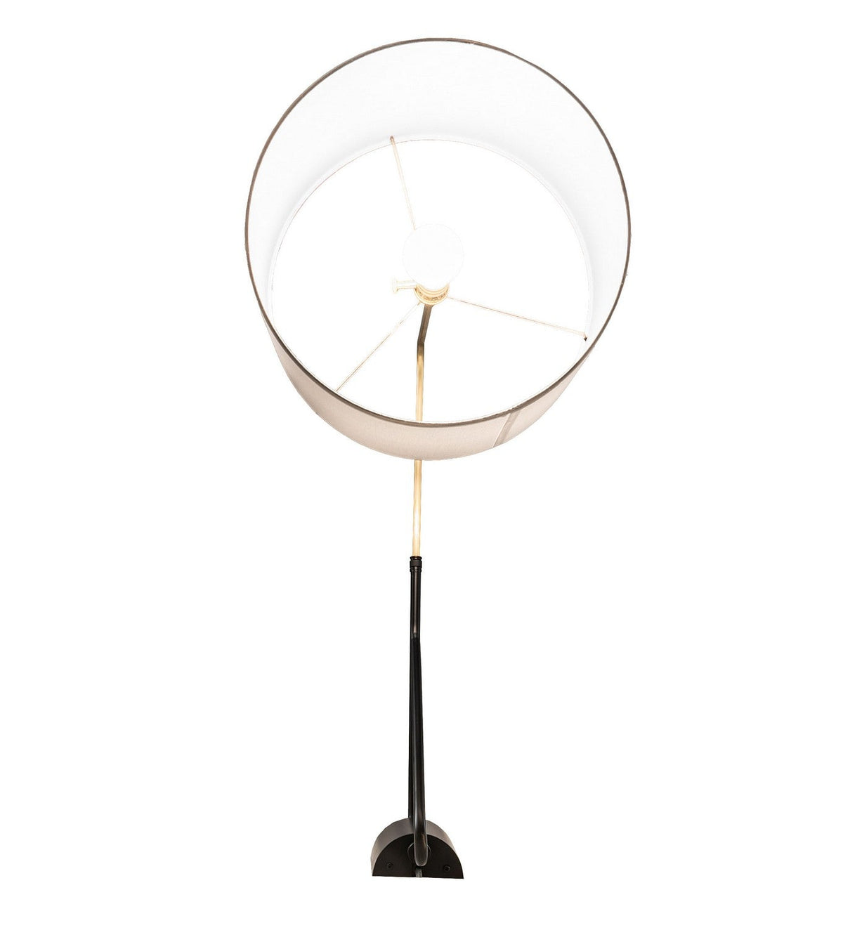 1-Light 22.00" Solar Black/Brushed Brass Wall Sconce detail view 5