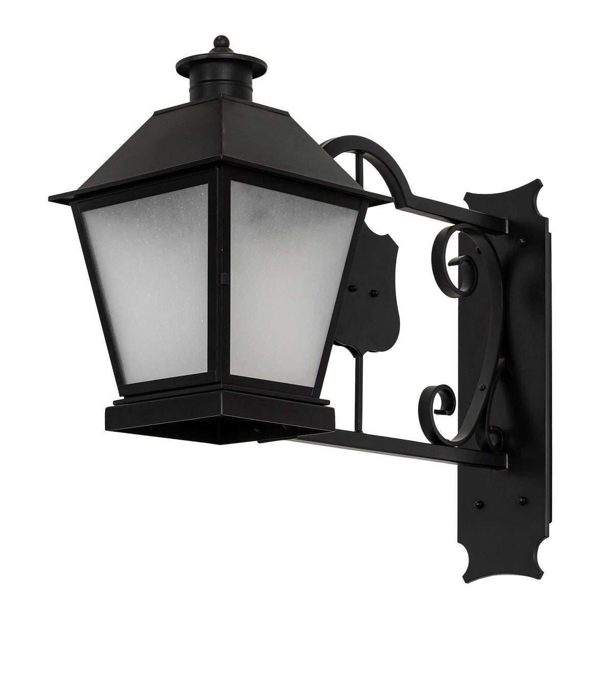 1-Light 22.00" Blackwash Wall Sconce detail view 2