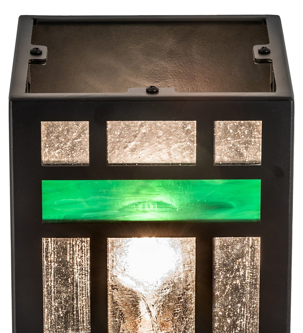 1-Light 12.00" Solar & Matte Black LED Wall Sconce detail view 3