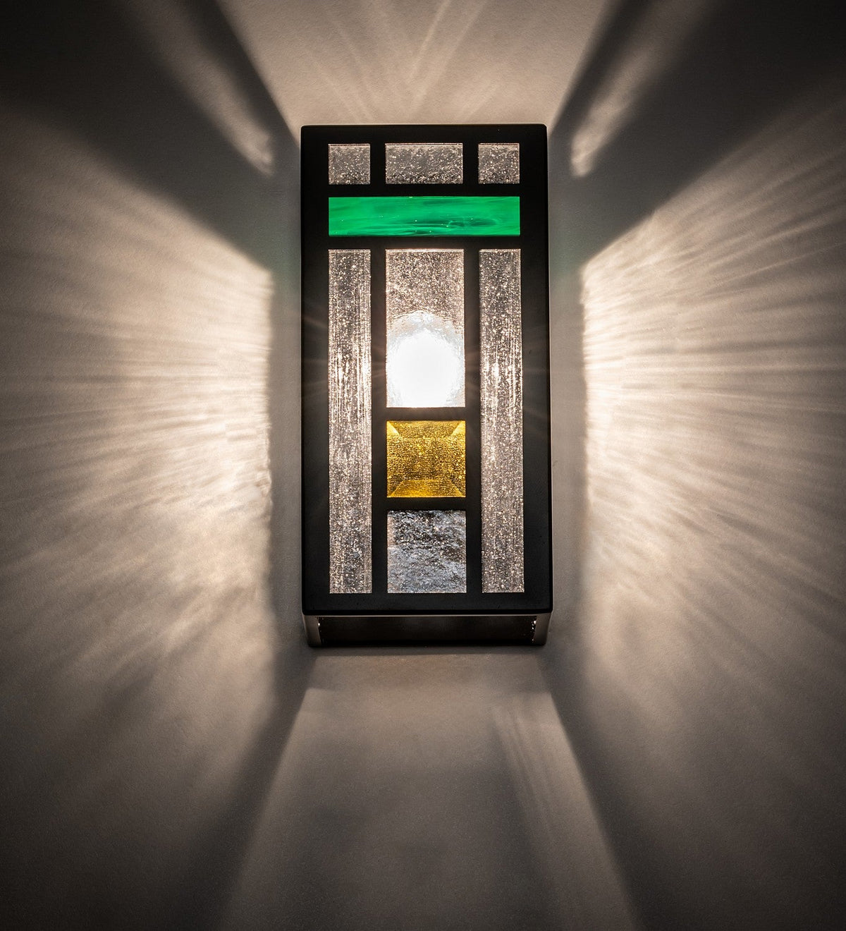 1-Light 12.00" Solar & Matte Black LED Wall Sconce detail view 5