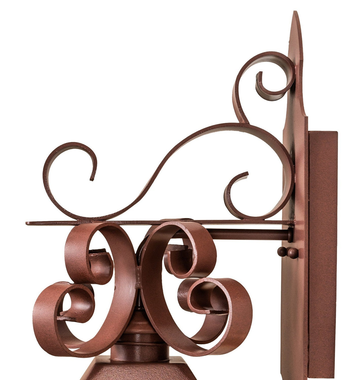 2-Light 2-Light 22.00" Rust Wall Sconce detail view 4